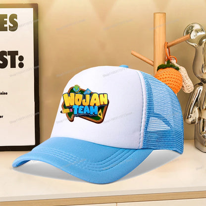 Wojan Teams Mesh Baseball Cap Cute Cartoon Summer Outdoor Sports Sun Hat Fashion Parent-child Activity Breathable Sunbonnet Gift