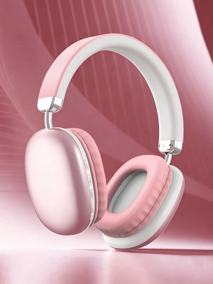 Casque sans fil supra-auriculaire, puce 5.3, Hi-Fi 360 °   Casque sans fil élégant avec son surround, connexion double appareil, longue autonomie de la batterie