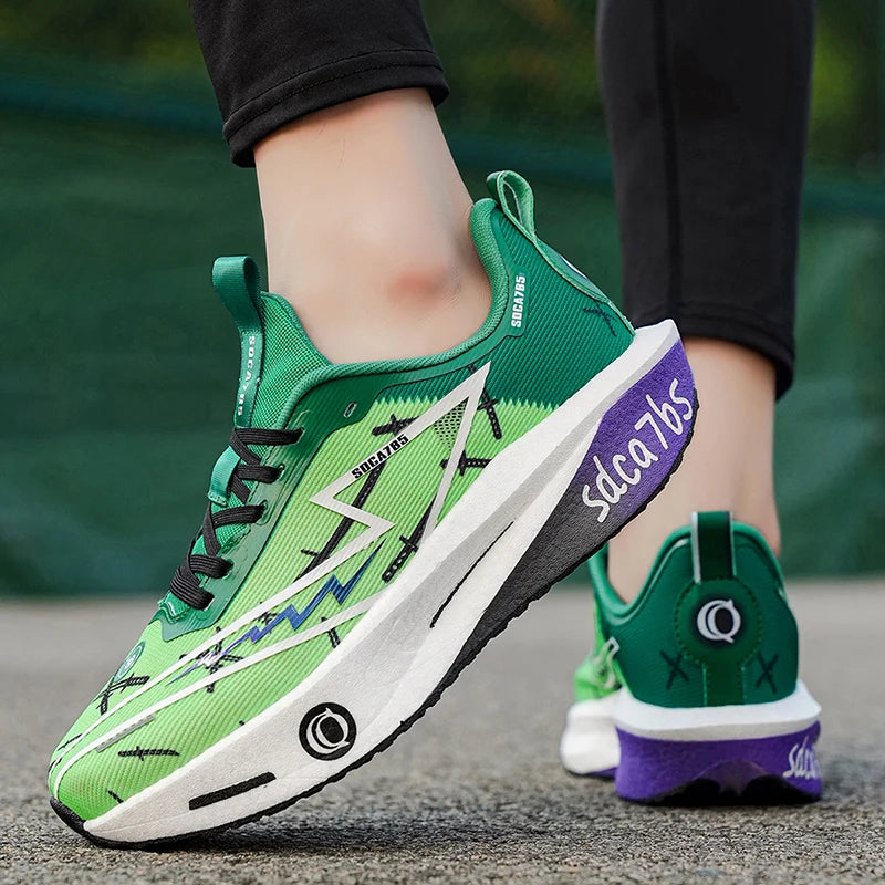 Running Shoes Carbon Board Men Marathon Sports Speciality Breathable Lightweight Women's Comfortable Athletic Outdoor Sneakers