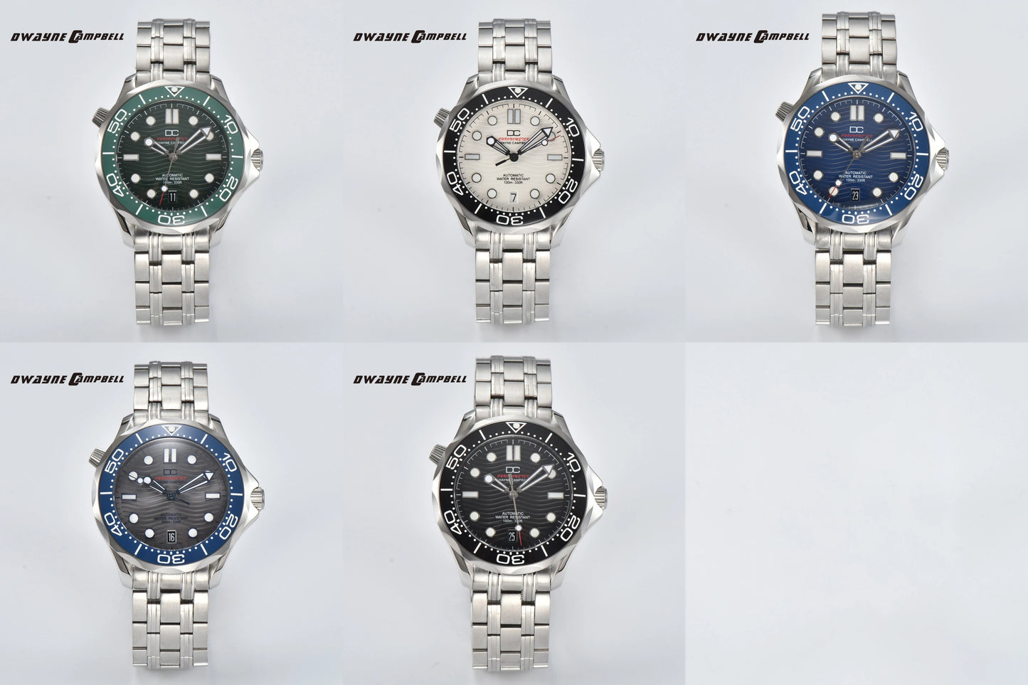 DWAYNE CAMPBELL Reloj mecánico automático de lujo para hombre NH35, bisel de cerámica, resistente al agua, reloj de pulsera clásico de negocios