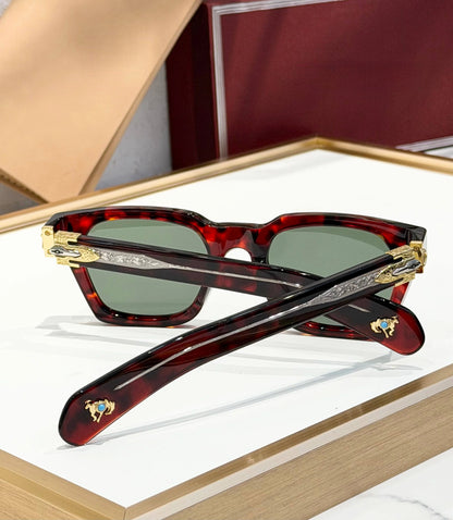 Sterett Luxury Sunglasses Acetate Frame Handmade Limited Edition Paddle Temples Premium Quality