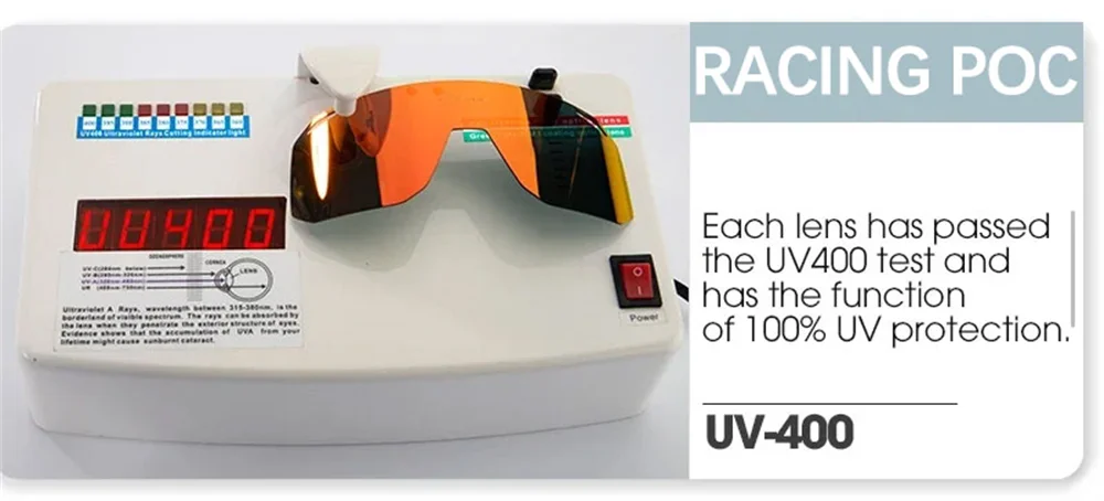 RACING POC New Bike Glasses MTB Goggles Cycling Sunglasses UV Protection Lightweight Sports Eyewear for Men Women Outdoor Riding