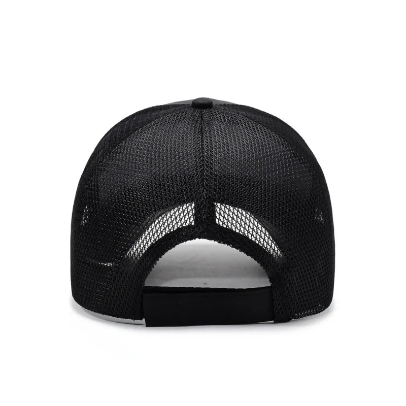 New extended brim fashionable baseball cap for summer outdoor travel, sunshade hat with mesh breathable men's and women's hats