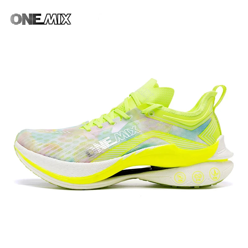 ONEMIX Carbon Plate Marathon Running Racing Shoes Professional Stable Support Shock Relief Ultra-Light Rebound Sneakers