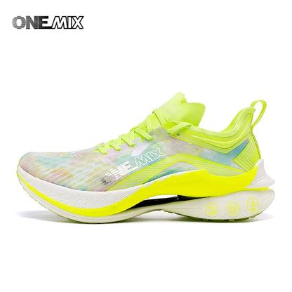 ONEMIX Carbon Plate Marathon Running Racing Shoes Professional Stable Support Shock Relief Ultra-Light Rebound Sneakers