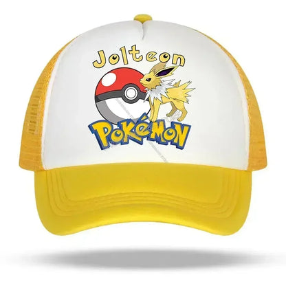 Pokemons Pikachu Baseball Cap Women Men Trend Anime Adjustable Hat Adult Summer Sunhat Outdoor Sport Breathable Shade Cap Gift