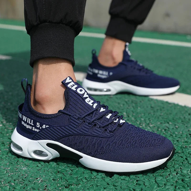 Sommer-Herrenschuhe aus Mesh, lässige Sportschuhe, Frühlings- und Sommerschuhe, leichte Tennis- und Walking-Schuhe, schwarze Sneaker, Verkaufsschlager 2025
