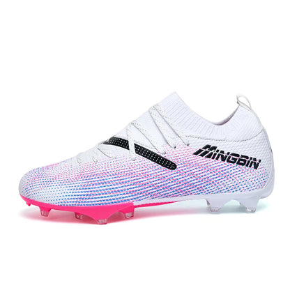 Tacchetti da calcio turf professionali da uomo, scarpe da calcio con mesh traspirante per ragazzi, sneakers antiscivolo da uomo Society Chuteira