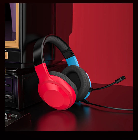 SMAILWOLF AK5 casque filaire casque de jeu casque de jeu e-sports léger avec microphone ordinateur de bureau universel