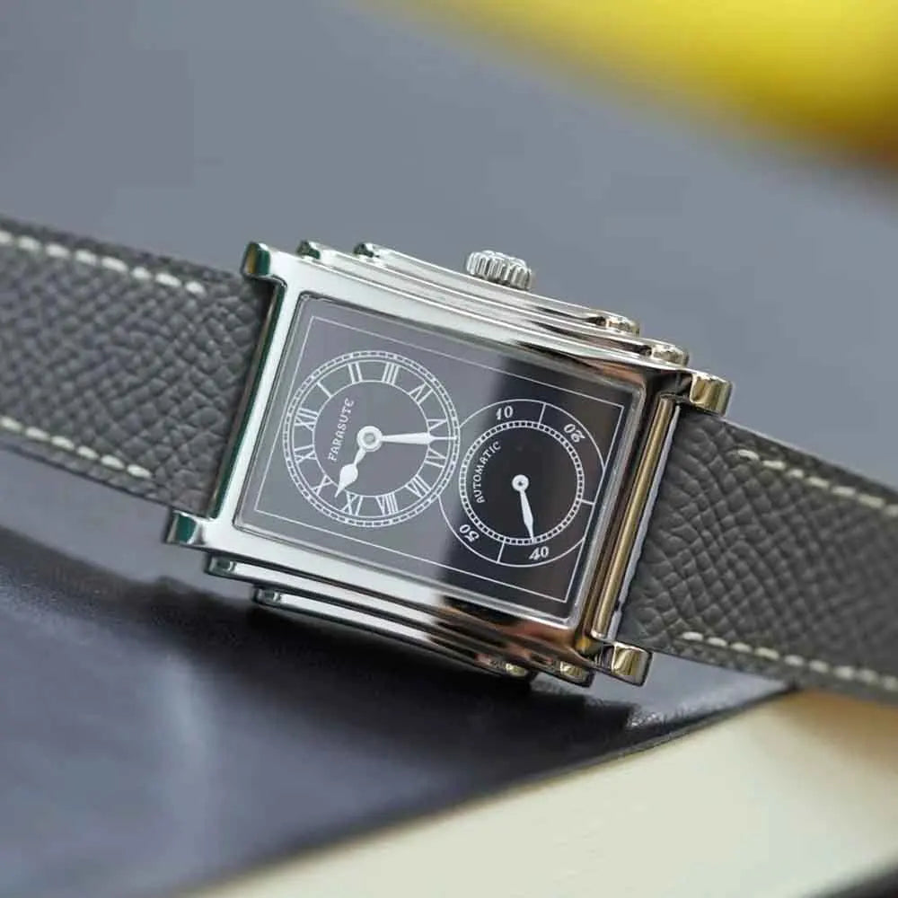FARASUTE Luxury Fully Automatic Mechanical Men Watch Seagull Sports Sapphire Stainless Steel Doctor Wristwatch reloj hombre ﻿
