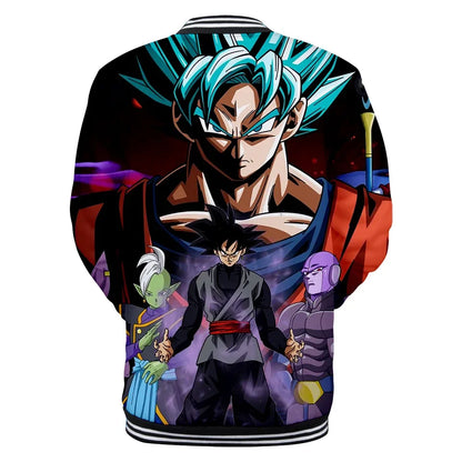 Uniforme de béisbol de estilo urbano de Dragon Ball para hombre, mujer y niños; disfraces de Son Goku para adultos; chaquetas; abrigos de primavera y otoño; cárdigans; sudaderas; regalo