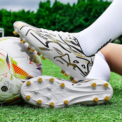 Chaussures de Football pour hommes et femmes, baskets de Futsal, antidérapantes, pour l'extérieur, pour enfants, chaussures d'entraînement professionnelles pour jeunes, offre spéciale