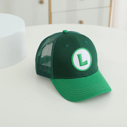 New Super Mushroom Peach Baseball Cap Creative High Color Cartoon Printed Boys and Girls anime merchandise Trendy birthday gifts