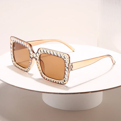 Fashion Diamond Sunglasses Women Men Luxury Brand Designer Glitter Sun Glasses UV400 Shades Eyeglasses Goggles