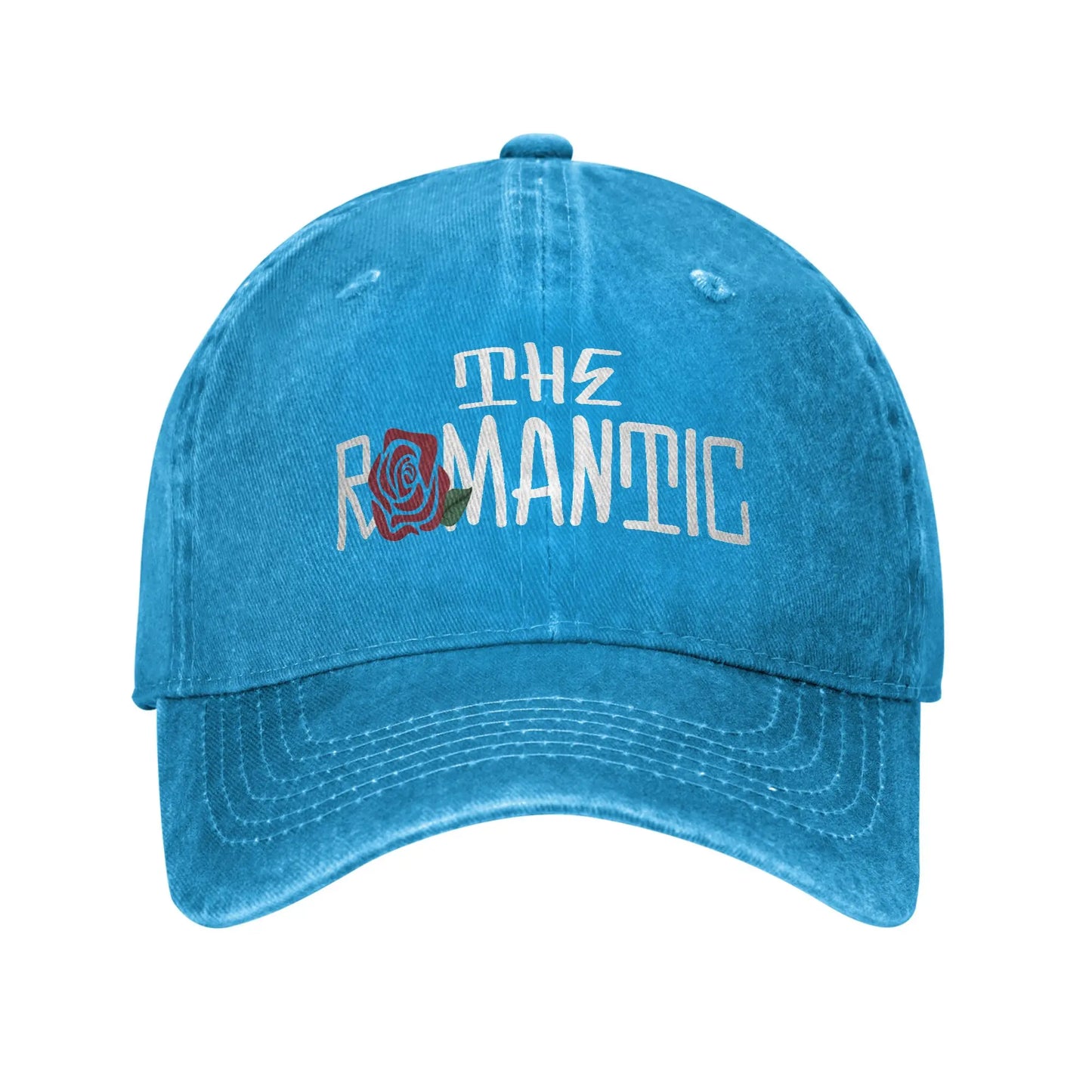 B&W The Romantic Tour Bruno Mars Concert Tour Washed Baseball Cap  Fashion Hip Hop Hats Summer Unisex Men Hunting Snapback Cap