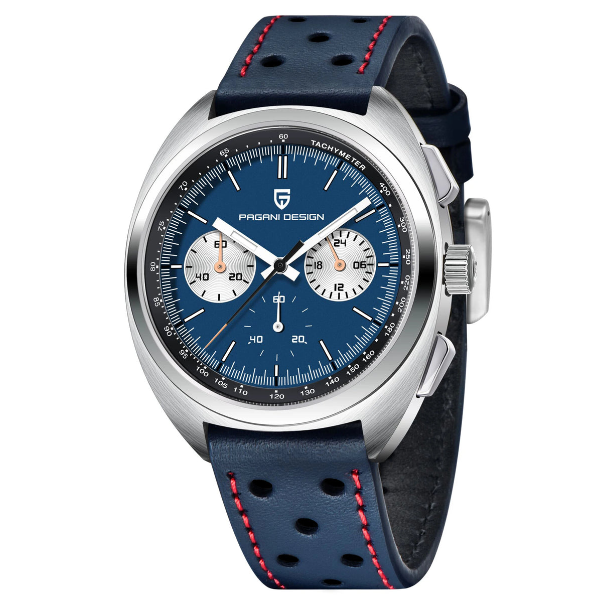 PAGANI DESIGN 2025 New Panda Dial Men Watches Luxury Quartz Watch For Men Japan VK63 Sport Chronograph Sapphire glass Wristwatch
