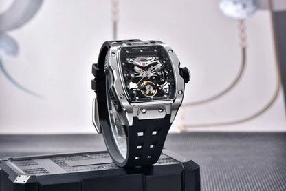 NEW PAGANI DESIGN PDYS018 Automatic Mechanical Wristwatch Fashion Casual Skeleton Sapphire Stainless Steel Watch for Men