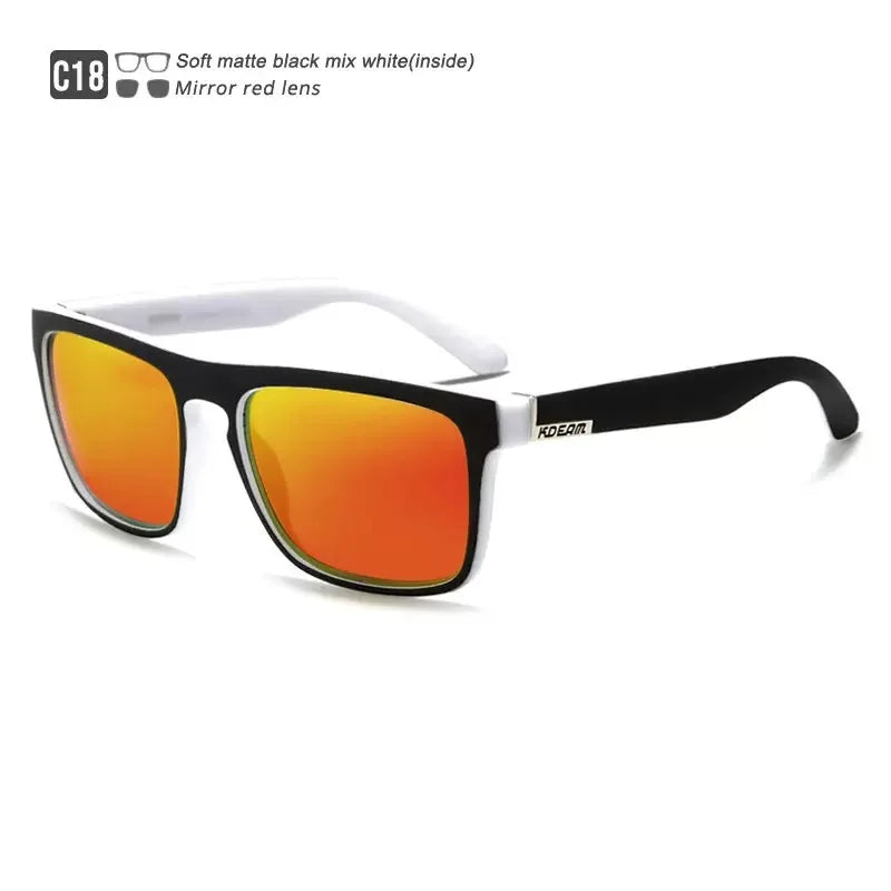 Outdoor Sport Square Myopia Lens Prescription Sunglasses Men Polarized Driving Anti-Glare Myopes Lunettes 0 -0.5 -0.75 To -6.0