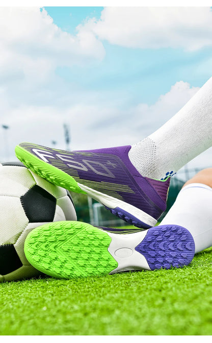 Nouvelles chaussures de football pour hommes, antidérapantes, pour futsal en salle, crampons pour terrain gazonné, baskets de haute qualité, modèle haut de gamme, très vendues, pour l'extérieur