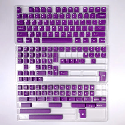 KBDiy 174 Keys/Set PBT GMK Apollo Keycap Double Shot Minimalist ISO Cherry Profile for Game Mechanical Keyboard Keycaps for MX