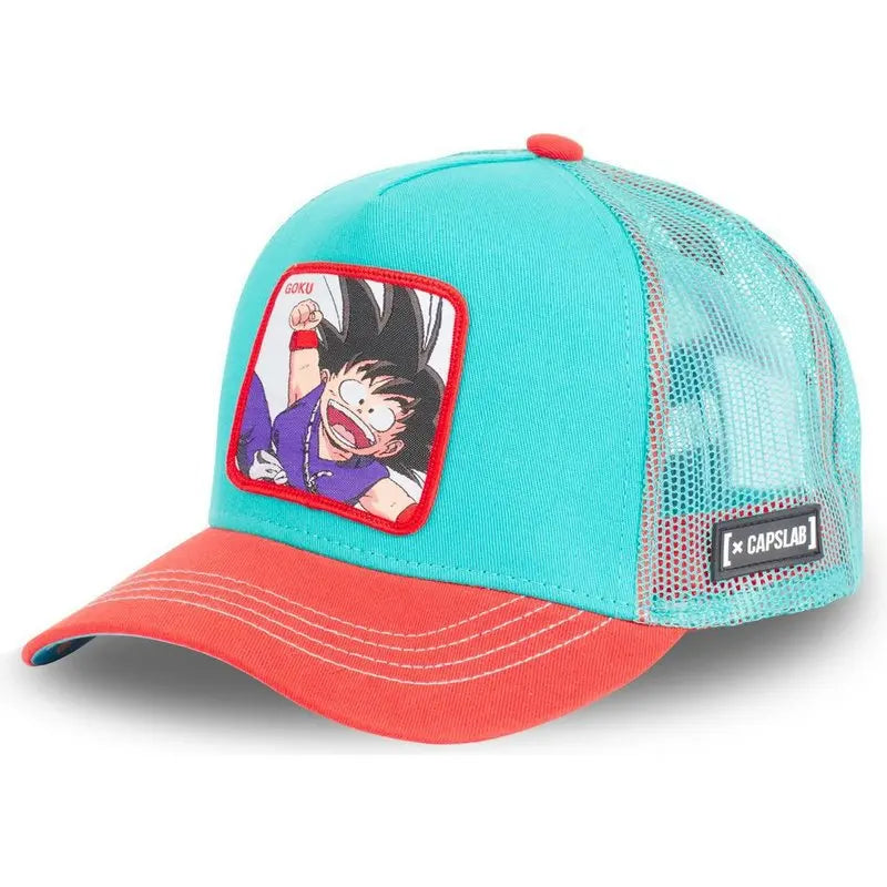 High Quality Dragon Ball Z Anime small Son Goku Cotton New Baseball Cap Men Women Hip Hop Dad Adjustable Mesh Hat Trucker Hat
