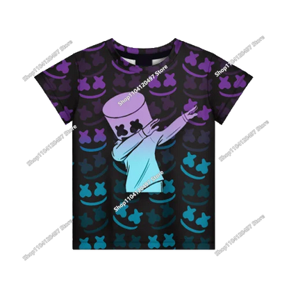 Tricou Fortnite pentru băieți, tricou de vară cu tematică anime și jocuri, tricou universal, tricou drăguț, tricou basic Battle Gamer, cu mânecă scurtă, pentru bărbați