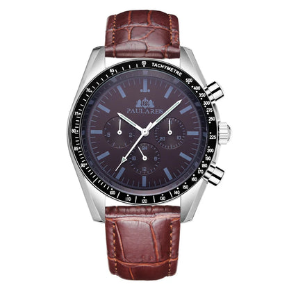 PAULAREIS P Brand Luxury Men Mechanical Watches Calendar Business Watch Mens Sports Waterproof Stainless Steel Automatic Watches