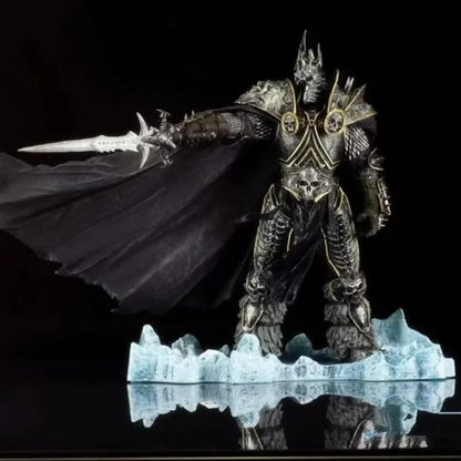 36cm World of Warcraft Game Peripherals 7th Lich King Illidan Stormrage Anime Figure Model Desktop Decoration Gifts Toys Kids