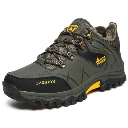 Scarpe da trekking da uomo in pelle scamosciata, sneakers outdoor da trail, scarpe da arrampicata antiscivolo e traspiranti, scarpe sportive da montagna da uomo