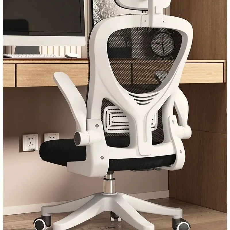 Chaise de bureau ergonomique pour le travail à domicile, les études, le dortoir, les e-sports, le personnel de bureau