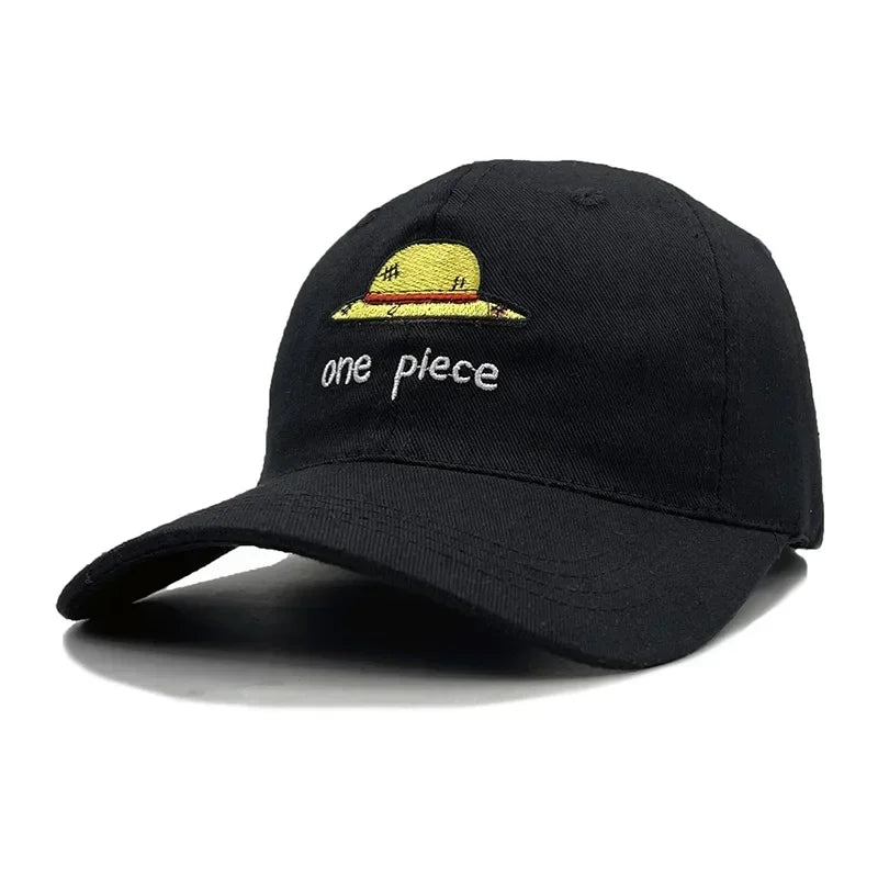 Anime ONE PIECE Hat Monkey D. Luffy Roronoa Zoro Cartoon Print Baseball Hat Adjustable Outdoor Casual Sunshade Four Seasons Hat