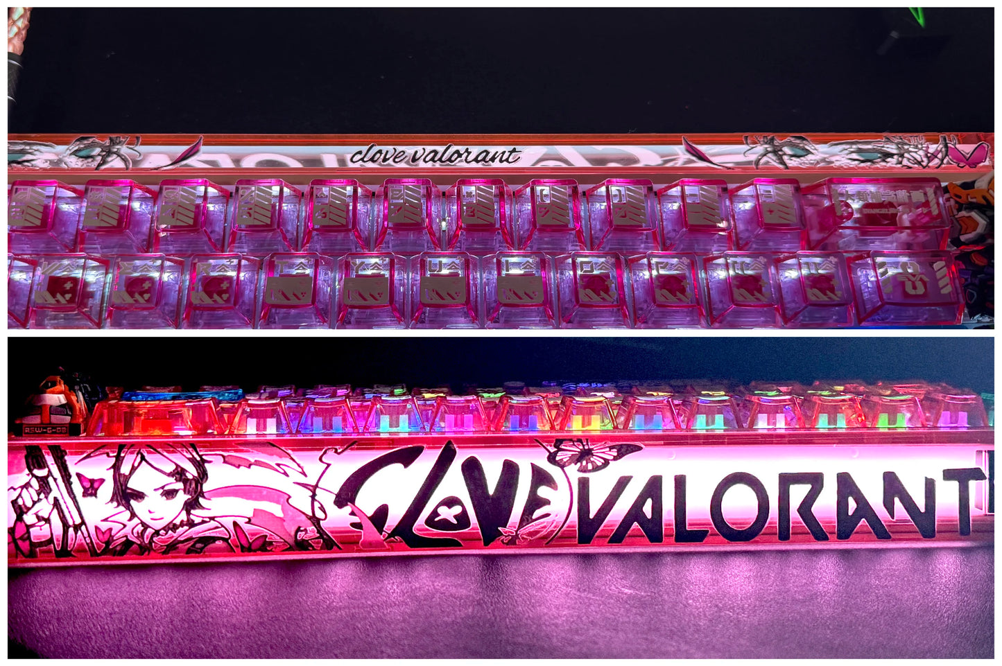 New AULA HERO 68HE/ULTRA Kits sticker Magnetic Switch Gaming Keyboard&Kits E-sport Custom Mechanical Wired Keyboard Accessories