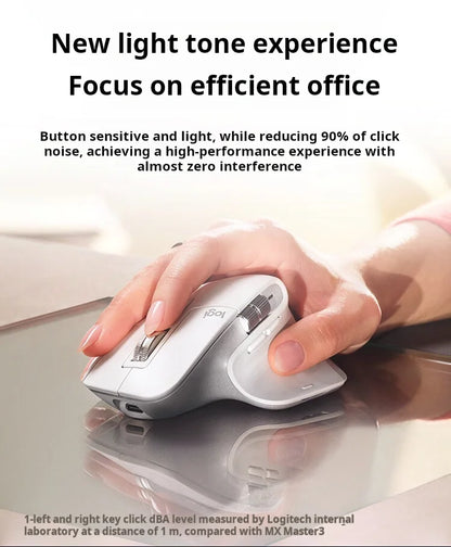 Logitech MX Master 3S Wireless Bluetooth Mouse, Ergonomic Business Office Mouse with 8K DPI, Rechargeable Multi-Device Wireless Mouse
