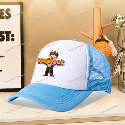 Wojan Teams Mesh Baseball Cap Cute Cartoon Summer Outdoor Sports Sun Hat Fashion Parent-child Activity Breathable Sunbonnet Gift