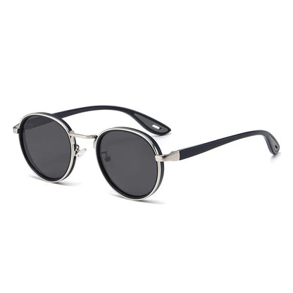 Metal Oval Lens Sunglasses UV Protection Retro Small Frame Sun Glasses Classic Brand Designer Eyepiece for Women Men