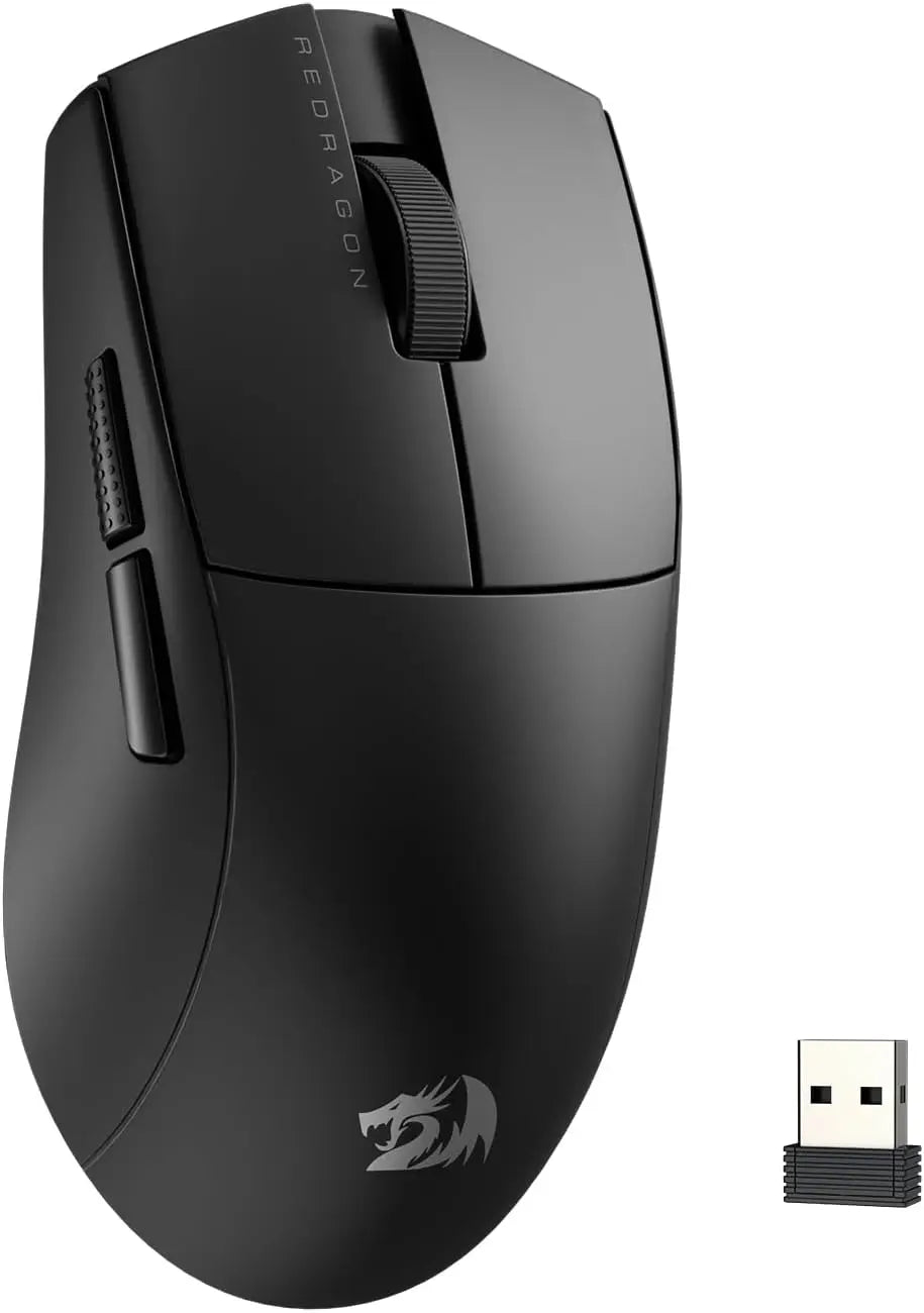 Ασύρματο Gaming Ποντίκι Redragon M916, 49G Εξαιρετικά Ελαφρύ Ασύρματο Gaming Ποντίκι 8K DPI 2.4G με Εργονομική Κατασκευή για Φυσικό Κράτημα