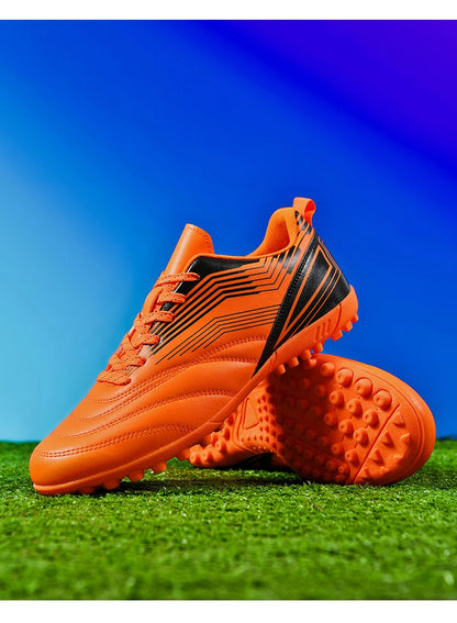 Crampons de Football unisexes pour jeunes, chaussures de Football légères TF pour les matchs d'entraînement, poignée améliorée, confort, conception Durable