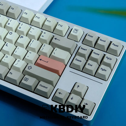 KBDiy GMK 9009 Retro Cherry Profile Keycap 134 Keys/Set For Mechanical Keyboard DIY Custom PBT DYE-SUB 61 60 Bakclit ISO Keycaps