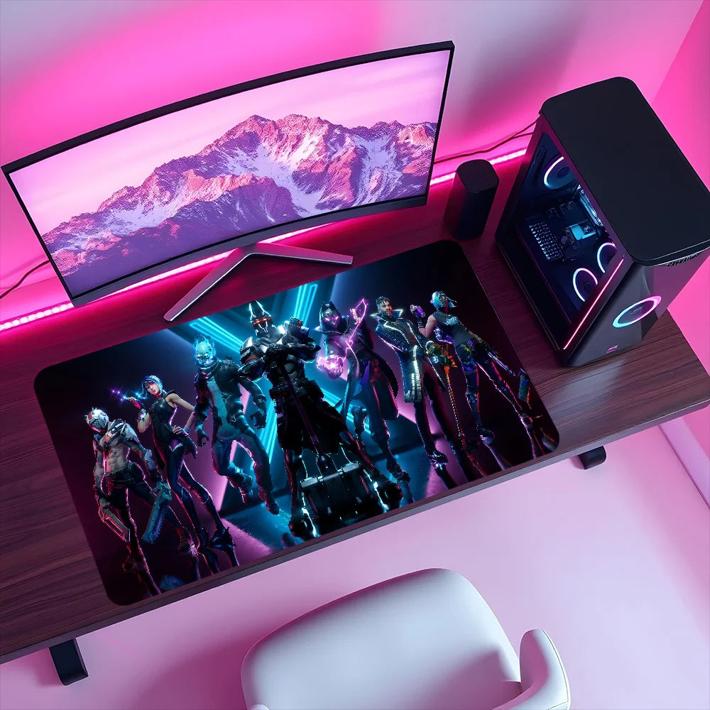 Rutschfestes Mauspad Game Lockedge Survival Büro Student Gaming Shooting, verdickt, groß, Schreibunterlage F-FORTNITE MousePad