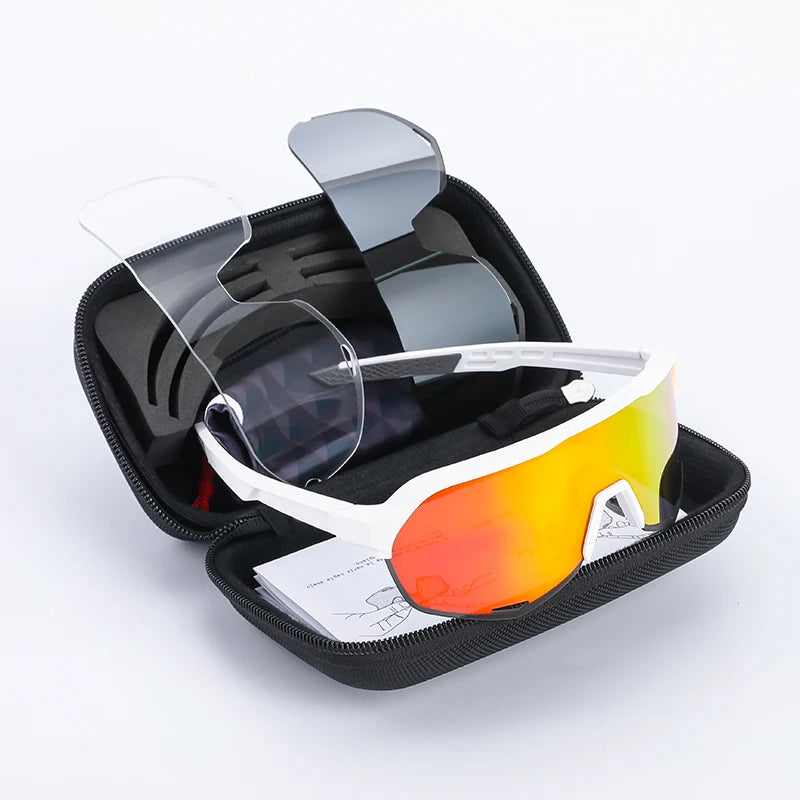 Peter Cycling Sunglasses S3 Outdoor Sports Glasses Men Women road Mountain Bicycle Glasses Riding Polarized Bike Eyewear Goggles