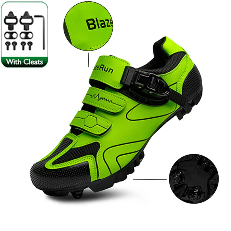 Neutral MTB Cycling Shoes, Compatible With Peloton Road Cycling Shoes, Men's Cycling Sports Shoes, Reflective Strip Design
