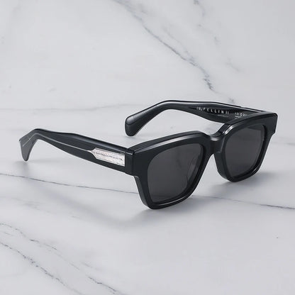 JMM FELLINI Female Sunglasses Thick Acetate Popular Luxury Woman Sunglasses 2025 Jacques Men's Sunglasses With Original Case