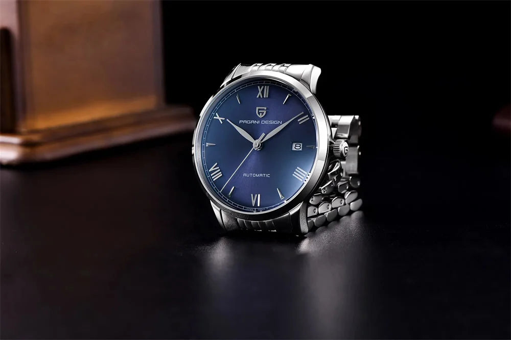 PAGANI DESIGN 40MM Pilot Men's Mechanical Watch Luxury Sapphire Glass Automatic Watch 100M Waterproof NH35 Wristwatch for Men