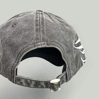 Niche Hip Hop Letter Flame Flag Baseball Hats New Unisex Sunshade Personal Versatile Color Block Fashion Retro ins Peaked Caps