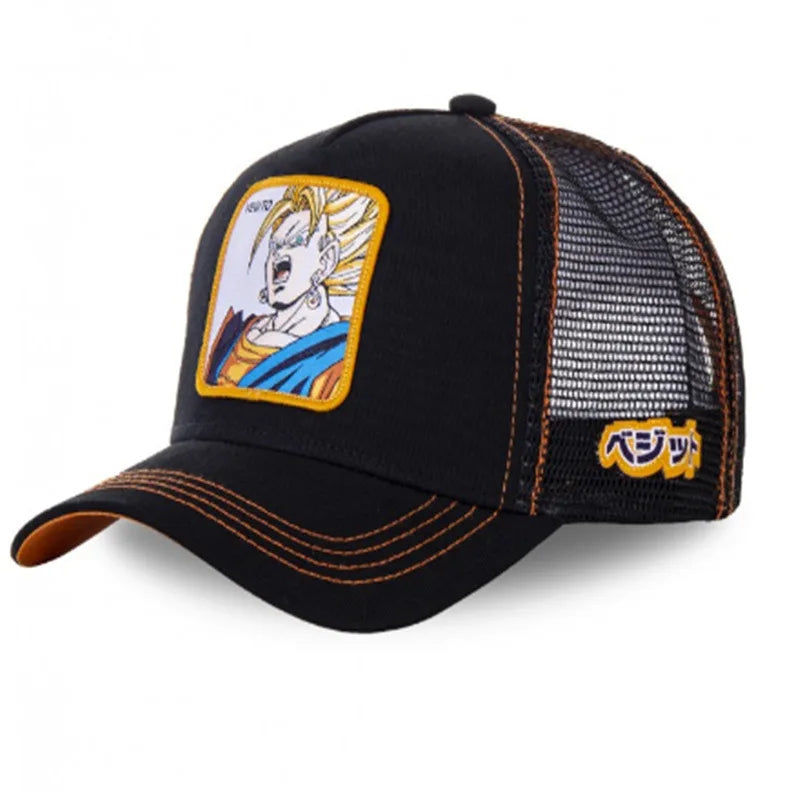 Dragon Ball Caps Cartoon Women Men Hats GOKU Super Saiyan Shenron GOTENKS VEGETA Cell BULMA Fashion Hip Hop Baseball Cap