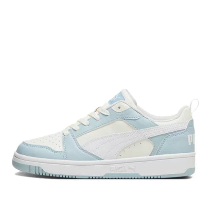 Puma Rebound V6 : baskets basses haut de gamme, élégantes, polyvalentes, amortissantes, légères, pour hommes et femmes – noir 392328-01
