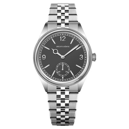 New Specht & Söhne 1908 Classic Men's Watches Mechanical Watch Genuine Leather Stainless Steel Business Wristwatch Waterproof
