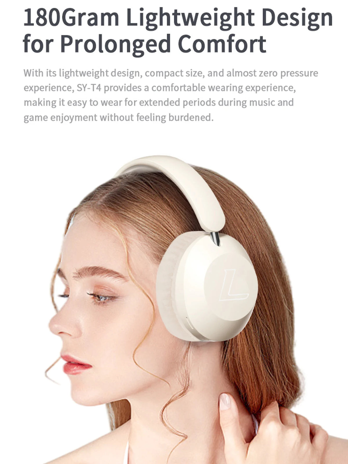 Casque Bluetooth supra-auriculaire, appels sans fil de haute qualité, longue autonomie pour le sport, le gaming et l'écoute de musique