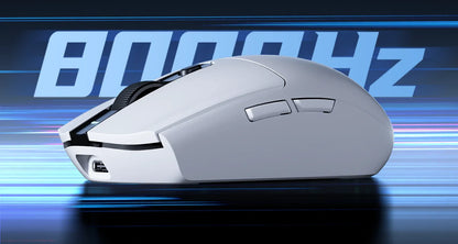 MCHOSE G3 Ultra Wireless Gaming Mouse Tri-Mode PAW3395 26000 DPI, 8K Polling Rate, 64g Ultra-Lightweight Wireless Gaming Mouse for PC, Laptop & Office
