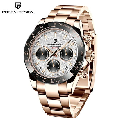 2026 New PAGANI DESIGN Chronograph Luxury Quartz Wrist Watch Automatic Date 100M Waterproof JAPAN VK63 Movement